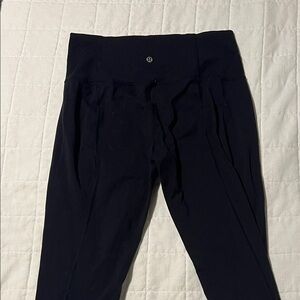 Lululemon Black High-Waisted skinny straight leg Leggings